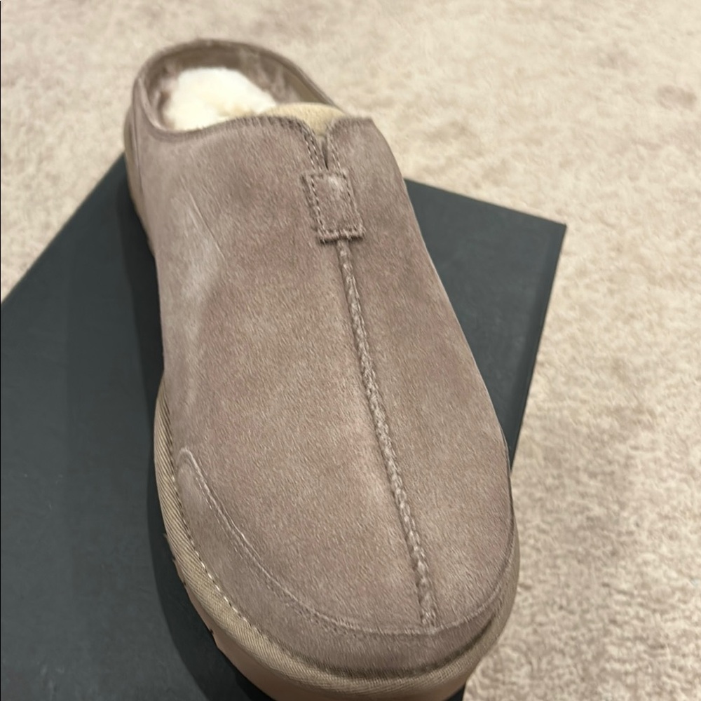 Ugg Men's Tan Suede Slip-On Shoes
